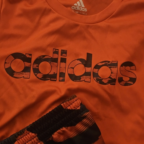 Adidas Bright Orange Tee - Picture 2 of 7